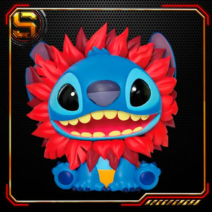 LILO & STITCH STITCH IN LION KING COSTUME PVC FIGURAL BANK