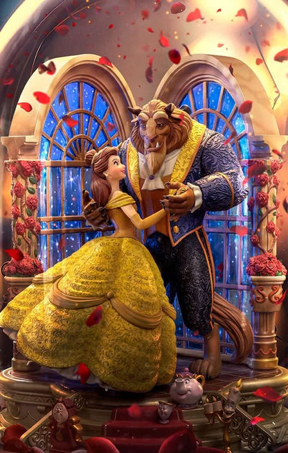 BEAUTY AND THE BEAST DELUXE DISNEY 100TH ART SCALE 1/10  IRON STUDIOS