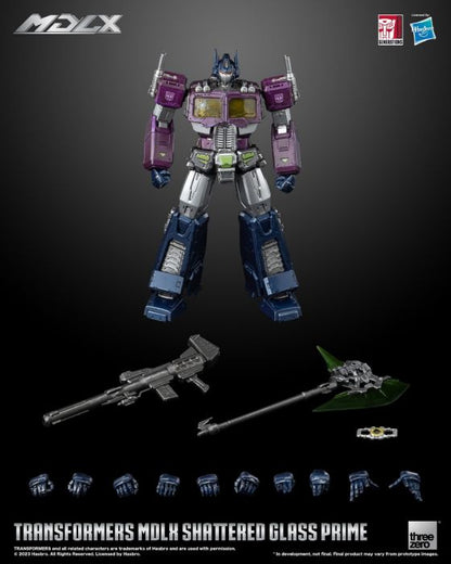 THREEZERO TRANSFORMERS MDLX SHATTERED GLASS OPTIMUS PRIME