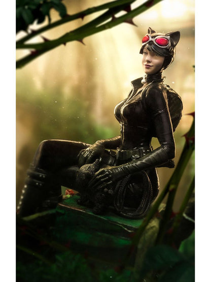 CATWOMAN (GOTHAM CITY SIRENS) DELUXE 110 SCALE STATUE BY IRON STUDIOS