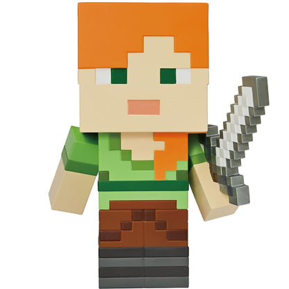 Minecraft Alex with Sword PVC Figural Bank