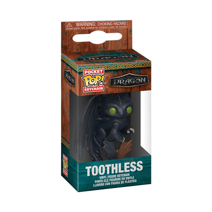 HTTYD LIVE ACTION TOOTHLESS FUNKO POCKET POP! KEY CHAIN
