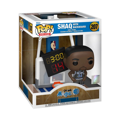 NBA LEGENDS MAGIC SHAQ WITH BACKBOARD DELUXE FUNKO POP! VINYL FIGURE #207