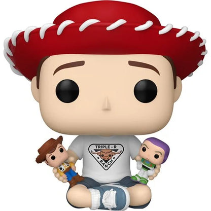TOY STORY 30TH ANNIVERSARY ANDY WITH BUZZ LIGHTYEAR AND WOODY FUNKO POP! VI