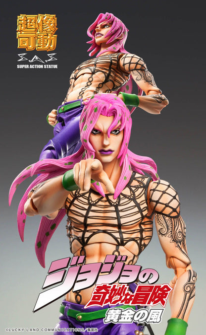 SUPER ACTION STATUE JOJOS BIZARRE ADVENTURE GOLDEN WIND DIAVOLO RERUN
