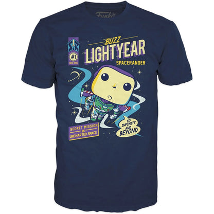 TOY STORY BUZZ LIGHTYEAR ADULT BOXED POP T SHIRT