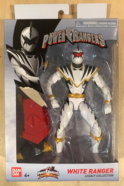 POWER RANGERS LEGACY  DINO THUNDER WHITE RANGER