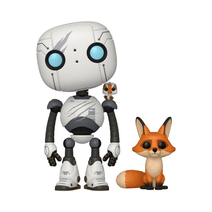 The Wild Robot Roz with Fink & Brightbill Funko Pop! Vinyl Figure and Buddy