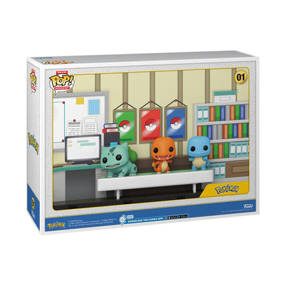 FUNKO POP PKM BULBASAUR/CHARMANDER/SQUIRTLE MOMENT DELUXE #01