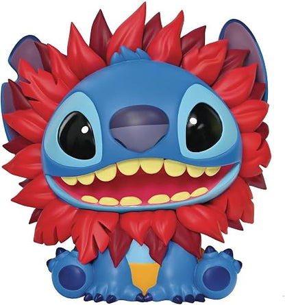 LILO & STITCH STITCH IN LION KING COSTUME PVC FIGURAL BANK