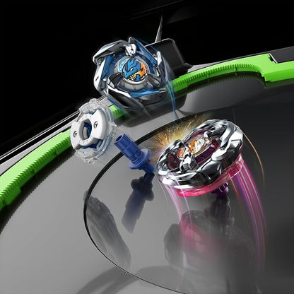 BEYBLADE X XTREME BATTLE SET WITH BEYSTADIUM ARENA FEATURING X-CELERATOR RA
