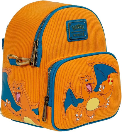Pokemon Charizard Corduroy Convertible Mini-Backpack