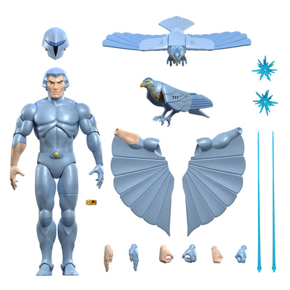 FIGURA DE ACCIN SILVERHAWKS DE 7 PULGADAS ULTIMATES - QUICKSILVER