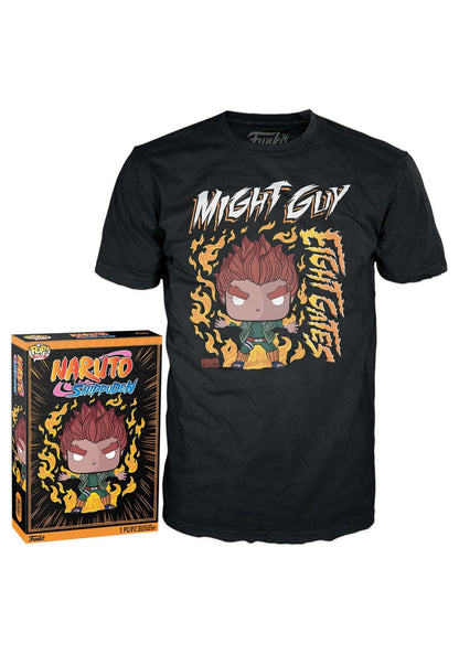 FUNKO TSHIRT NARUTO MIGHT GUY EIGHT INNER GATES LARGE