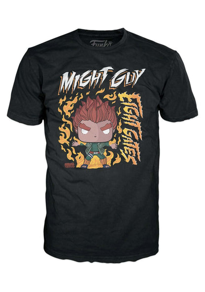FUNKO TSHIRT NARUTO MIGHT GUY EIGHT INNER GATES LARGE