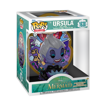 THE LITTLE MERMAID URSULA STAINED GLASS DELUXE FUNKO POP! VINYL FIGURE #163