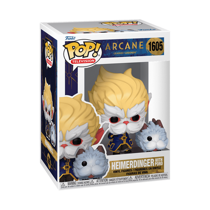 FUNKO POP ARCANE LEAGUE LEGENDS HEIMERDINGER WITH PORO