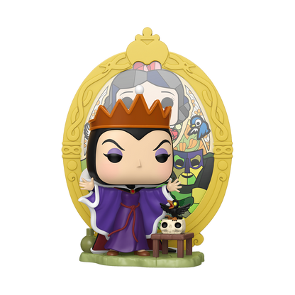 SNOW WHITE AND THE SEVEN DWARFS EVIL QUEEN STAINED GLASS DELUXE FUNKO POP!