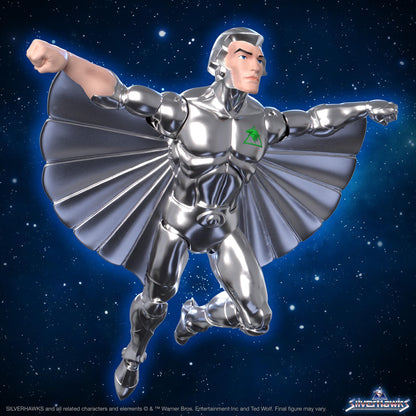 FIGURA DE ACCIN SILVERHAWKS DE 7 PULGADAS ULTIMATES - QUICKSILVER