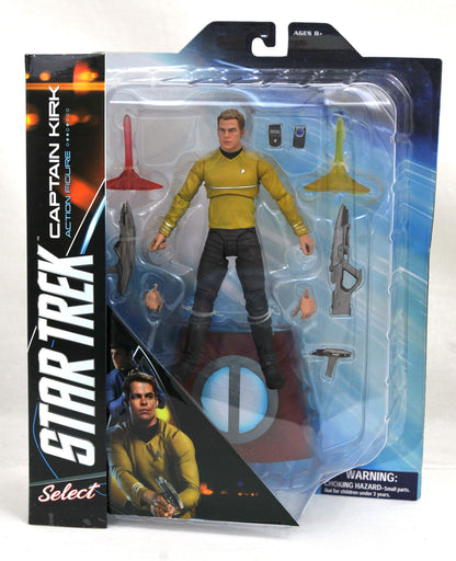ACTION FIGURES STAR TREK SELECT CAPTAIN JAMES T KIRK
