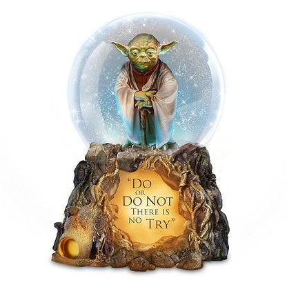 STAR WARS SNOW GLOBE YODA