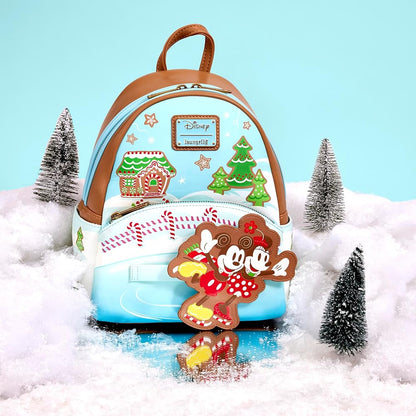 MINI BACKPACK DISNEY HOLIDAY MICKEY AND MINNIE EE EXCLUSIVE