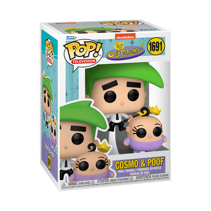 The Fairly OddParents Cosmo & Poof Funko Pop! Vinyl Figure and Buddy #1691