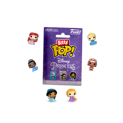 DISNEY PRINCESSES FUNKO BITTY POP! SINGLES DISPLAY