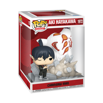 CHAINSAW MAN AKI HAYAKAWA WITH FOX DEVIL FUNKO POP! MOMENT #1972
