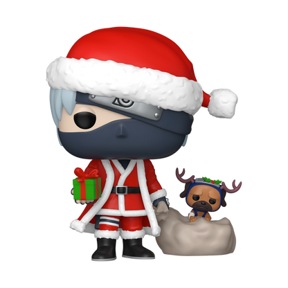 NARUTO SHIPPUDEN KAKASHI HATAKE WITH PAKKUN (HOLIDAY) FUNKO POP! VINYL FIGU
