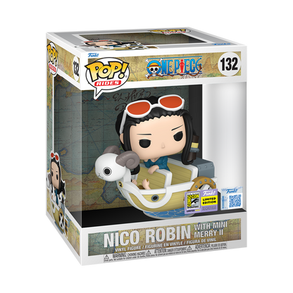 FUNKO POP NICO ROBIN WITH MINI MERRY II #132 SDCC