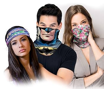 BATMAN HAIR FACE WRAP