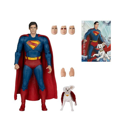 DC MULTIVERSE THEATRICAL DELUXE WAVE 1 SUPERMAN MOVIE SUPERMAN AND KRYPTO