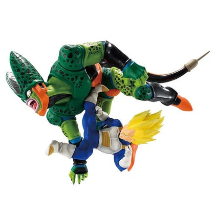 DRAGON BALL Z VEGETA VS CELL DRAGON HISTORY II REVIBLE MOMENT STATUE
