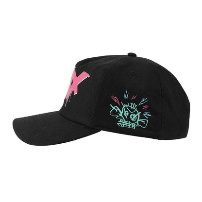 ARCANE LEAGUE OF LEGENDS JINX CURVED BILL SNAPBACK HAT