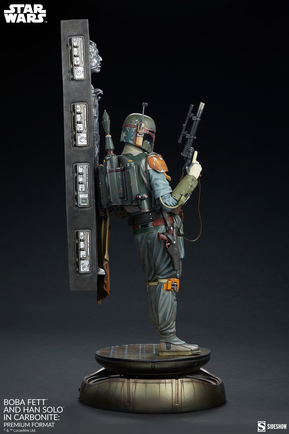 BOBA FETT AND HAN SOLO IN CARBONITE