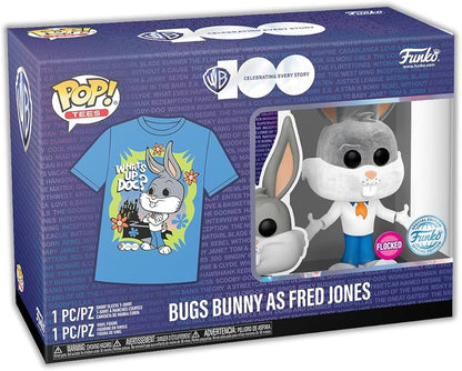 BOXED TEE WARNER BROS 100 BUGS BUNNY AS FRED JONES T-SHIRT