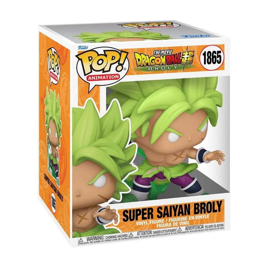 BROLY SUPER SAIYAN BROLY SUPER 6 3/4-INCH FUNKO POP! VINYL FIGURE #1865