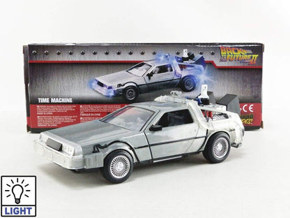 Back to the Future 2 Time Machine 1.24 Scale Die-Cast Metal Vehicle
