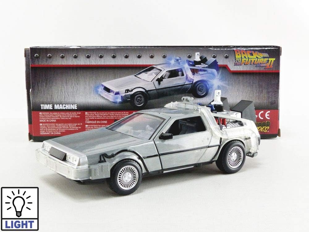 Back to the Future 2 Time Machine 1.24 Scale Die-Cast Metal Vehicle