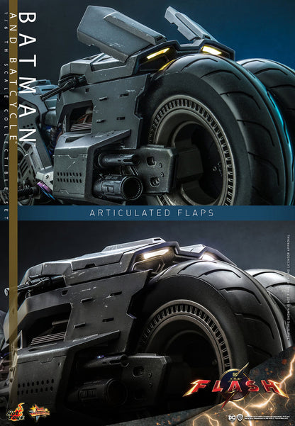 Batman and Batcycle - Sixth Scale Figure Set by Hot Toys