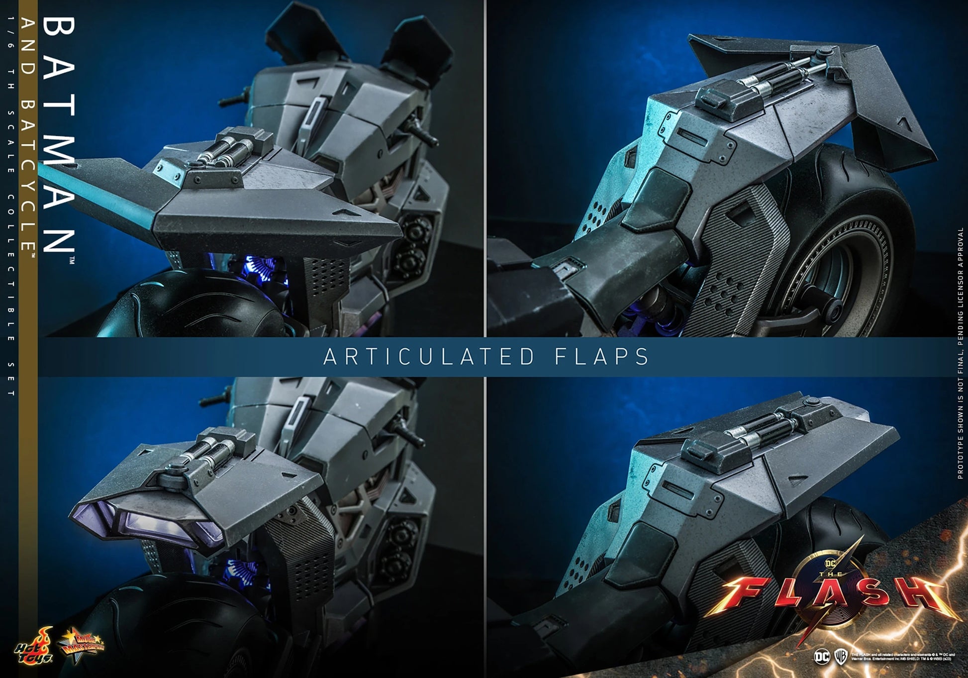Batman and Batcycle - Sixth Scale Figure Set by Hot Toys