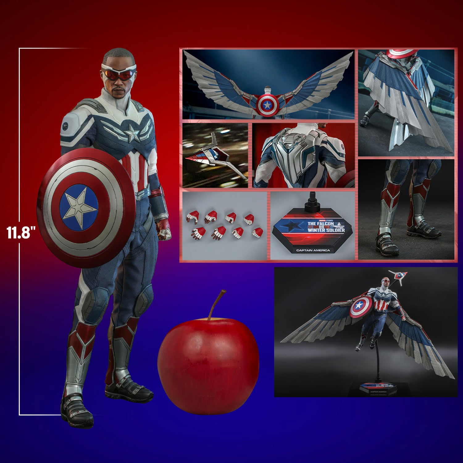 CAPTAIN AMERICA 1 6 FALCON Y  WINTER