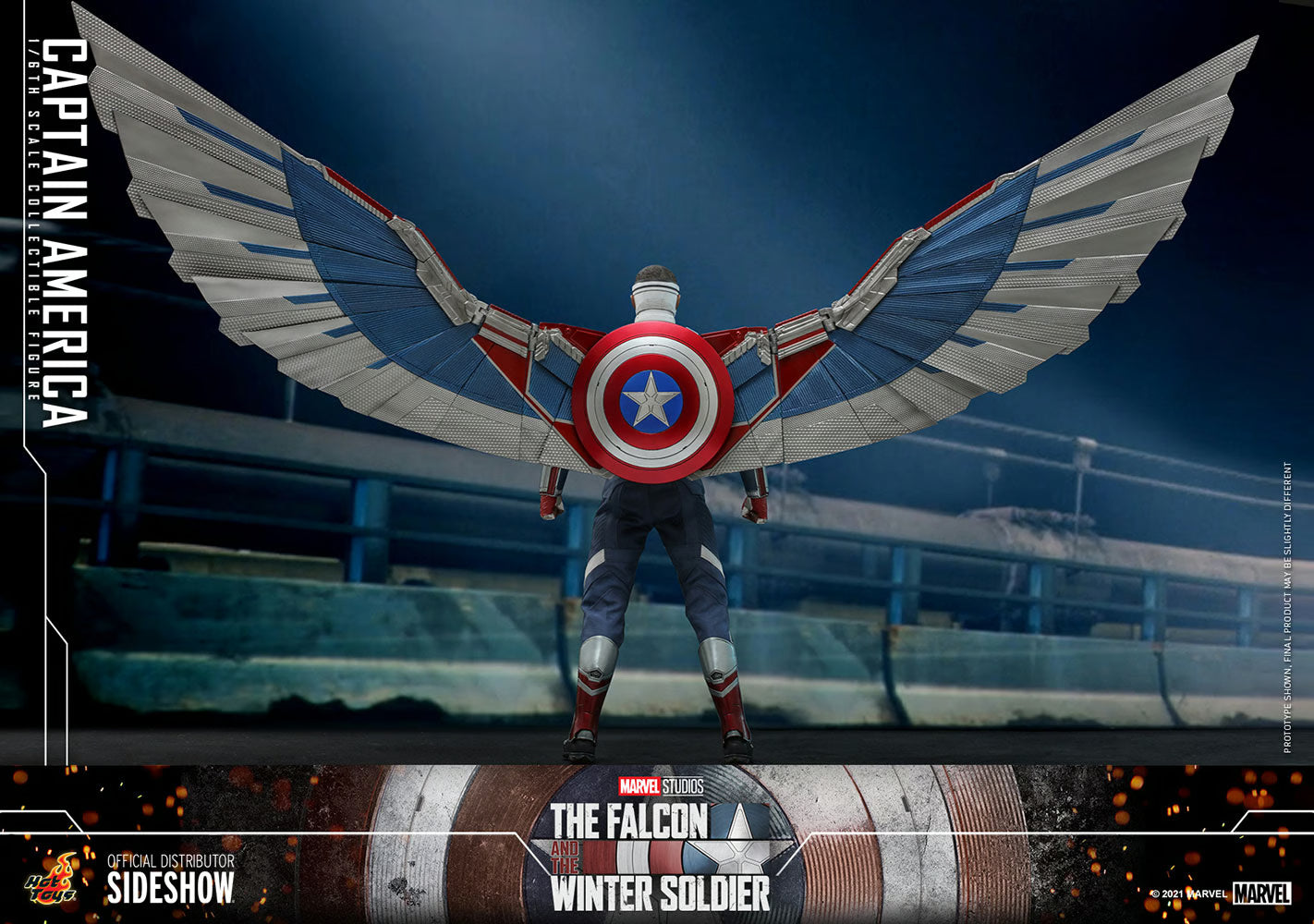 CAPTAIN AMERICA 1 6 FALCON Y  WINTER