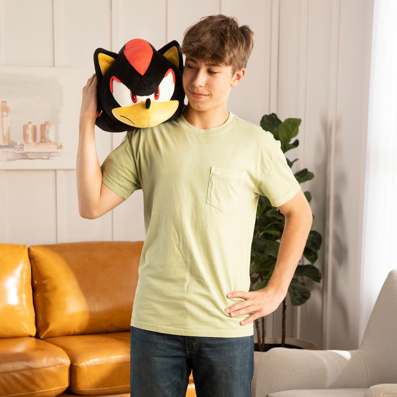 CLUB MOCCHI SONIC - SHADOW MEGA 15 INCH PLUSH