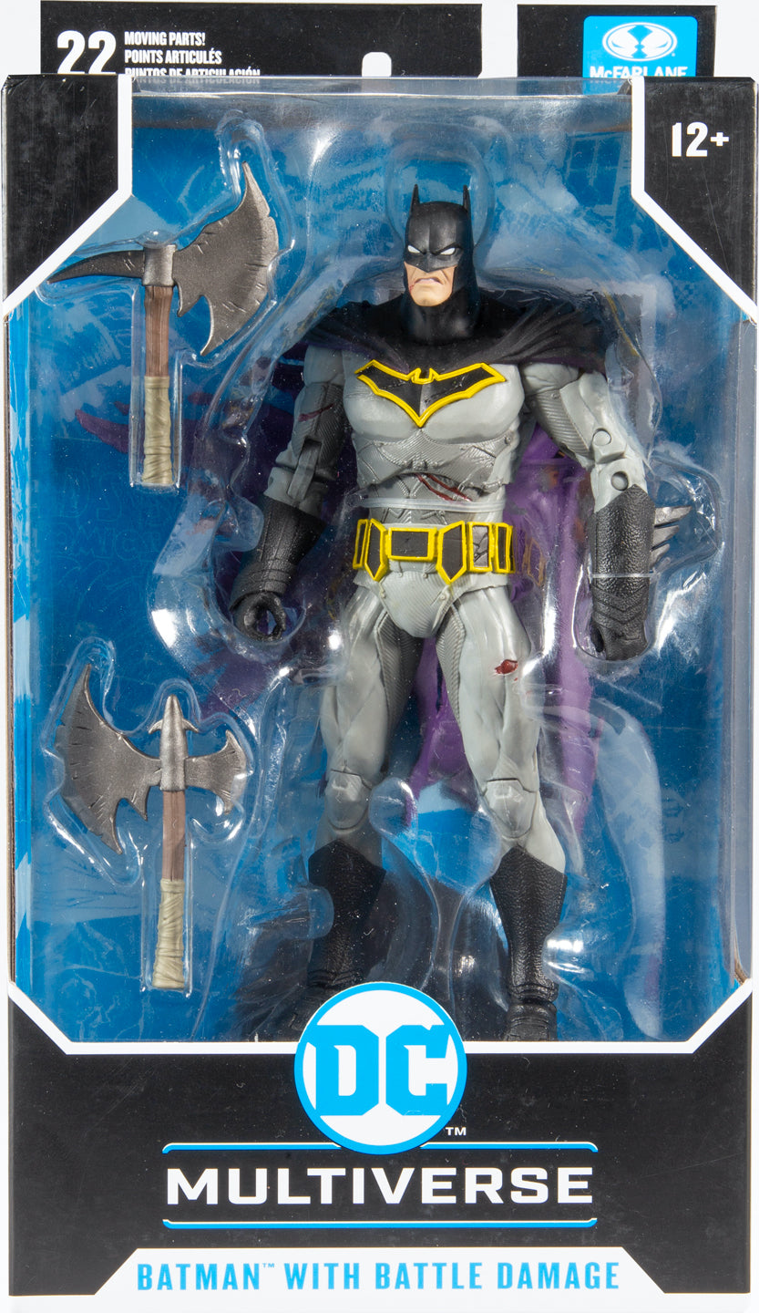 DC MULTIVERSE BATMAN BEYOND BATMAN BATTLE DAMAGE
