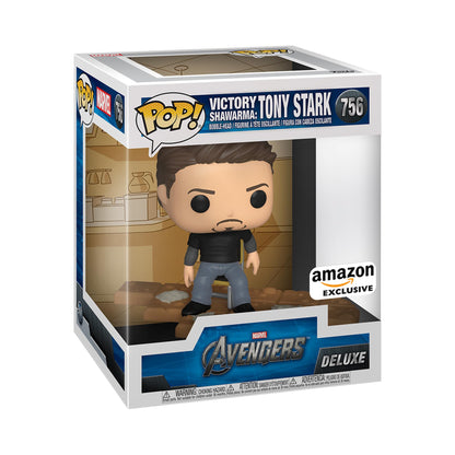 DELUXE MARVEL VICTORY SHAWARMA TONY STARK 756 EXCLUSIVE