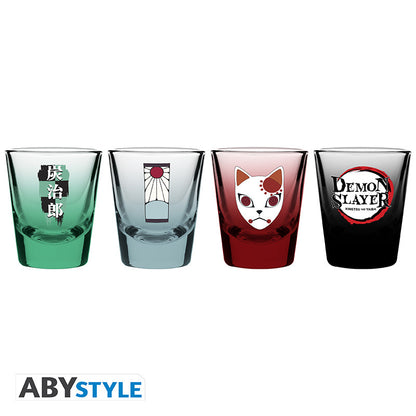 DEMON SLAYER SHOT GLASS SYMBOLS X2