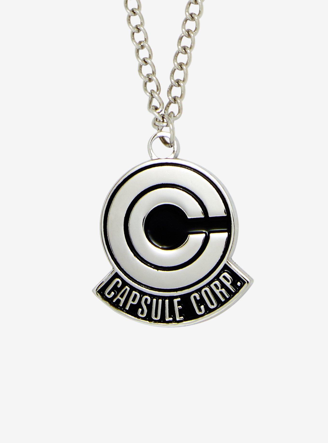 DRAGON BALL Z CAPSULE CORP LOGO NECKLACE