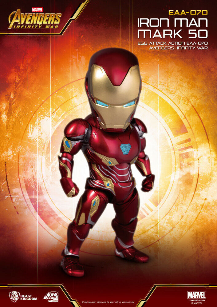 EGG ATTACK ACCIÃ“N AVENGERS INFINITY WAR IRON MAN MARK 50